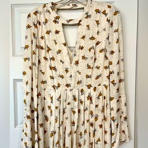 Free People Long Sleeve Mini Dress size 4